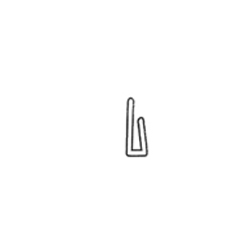 FRP Molding Edge Cap 10FT, White