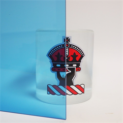 Acrylic Sheet 6mm 2069 Blue Transparent Cast