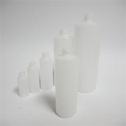 Bottle Poly Cylinder 250mL (8oz)