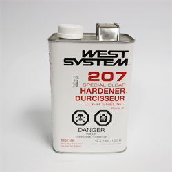 West Hardener 207B, 42.2oz  *UN2735*
