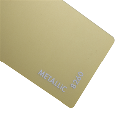 Acrylic Sheet 3mm Metallic Brass Matte