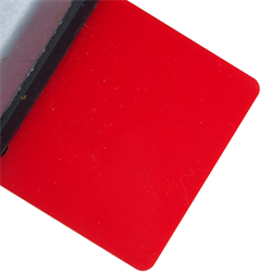 Acrylic .118" Red 2157 Cast, 12x24